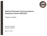 2017 May NDCAC Director EAB Brief